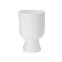 Vazonas Form Plastic KELI MIKA 5120-011, Ø 13.7 cm, baltas