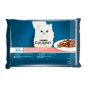 Šlapias kačių maistas GOURMET, mėsos rinkinys, 85g x 4 vnt.