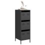 Highboard Black 39x35x103,5 cm Plienas