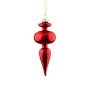 Eglutės žaisliukai Christmas Touch, raudonas, 16 cm, stiklas