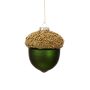 Eglutės žaisliukai Christmas Touch Acorn, žalias, 10.5 cm