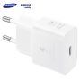 Įkroviklis Samsung 1 x USB Type C, balta, 25 W
