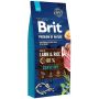 Sausas šunų maistas BritPremium Nature ėriena/ryžiai5kg