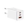 Įkroviklis Baseus GaN5 Pro, 2 x USB Type C /USB-A, balta