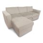 Sofa-lova Domoletti, balta, 230 x 92 cm x 73 cm