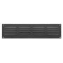Ventiliacijos grotelės 400x100 MR4010A. metalinės, antracito
