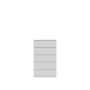 Komoda Domoletti CHLK45-U42, balta, 42.2x77.2x128.1 cm