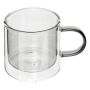 Dvigubo stiklo puodelis Secret de Gourmet, pilka, 0.25 l