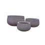 Gėlių vazonas Domoletti LT14826-2S, keramika/molis, pilkas