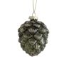 Eglutės žaisliukai Christmas Touch Pinecone, žalias, 9.5cm