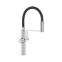 Virtuvinis maišytuvas Invena Perisa, juoda sp./chromo sp.