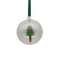 Eglutės žaisliukas Christmas Touch, 8 cm, stiklas