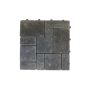 Plytelės Garden Center D531PC, 30 cm x 30 cm x 2 cm, juoda