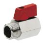VENTILIS RUTULINIS MINI MF 3/8 RAUDONAS