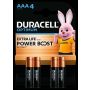 Elementai DURACELL OPTIMUM, AAA/LR03, 1.5V, 4 vnt