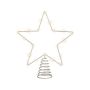 Dekoracija Žvaigždė su LED apšvietimu, 27 cm, balta