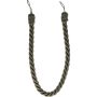 Užuolaidų virvelė Luance COT, 1.6 cm, tamsiai žalia