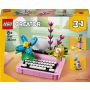 LEGO® Creator Typewriter with Flowers 31169, 363 vnt.