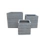 Vazonas Domoletti LT24675-2S, Ø 25 cm, pilkas