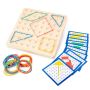 Edukacinis žaislas Wood Geoboard  CZS-411