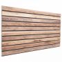 Sienų plokštės 10 pcs Šviesiai rudas 100 x 50 cm EPS putos