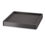 Vazono lėkštė Prosperplast IPRS450-S433, pilka, 44.6 cm