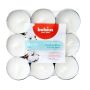 Žvakė, aromatinė Bolsius Fresh Cotton, 4 h, 18 vnt., Balta