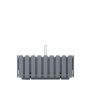 Vazonas Prosperplast BOARDEE FENCYCASE W, Ø 38x18 cm, pilkas