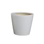 Vazonas Domoletti IP16-1429, keramika, Ø 18 cm, baltas