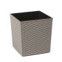 Vazonas Lamela JUKA RATTAN, pilkas, Ø19 cm, 19 cm