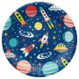 Vienkartinės lėkštės PAW Space, Ø 23 cm, 8 vnt.