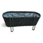 Vazonas Domoletti 53000011109, plastikinis, Ø 50 cm, rudas