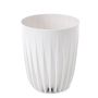 Vazonas Lamela Mira 908-05, plastikinis, Ø 30 cm, baltas