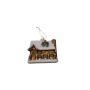 Eglutės žaisliukas Christmas Touch, 9 cm, stiklas