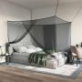 Moskito tinklas lovai 156 akies Juoda 220 x 200 x 210 cm