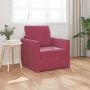 Sofa lova 60cm Vyno raudona Aksomas