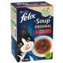 ŠLAPIAS KAČIŲ MAISTAS FELIX FARM 6X48G