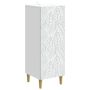 Kabalas Balta 33 x 34,5 x 90 cm Apdirbta mediena