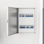 Prieigos skydas Balta 63 x 33 x 3 cm Plienas