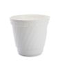 Vazonas Uniplastex Barok UDB22, plastikinis, Ø 22 cm, baltas
