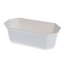 Vazonas Uniplastex UKOR, plastikinis, Ø 24 x 11.3 cm, baltas