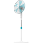 Cecotec EnergySilence 500 | Pedestal Fan | Stand Fan | 40 W | Diameter 40 cm | Number of speeds 3 | Oscillation | White/Blue