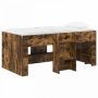 Vaikų Aukštas Lova 2 pcs Dūminio ąžuolo 163 x 101,1 x 68,5 cm