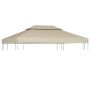 Atsarginis pavėsinės uždangalas, smėlio, 310g/m², 3x4m