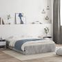 Lovos rėmas su stalčiais, betono, 120x190cm, apdirbta mediena