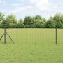 Tvora su stulpais Pilka 0,8 x 25 m Plienas ir PVC