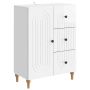 Kabalas Itin blizgi balta 66 x 34,5 x 90 cm Apdirbta mediena