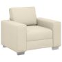 Sofa Smėlio 100 x 80 x 82 cm Lino mišinio audinys