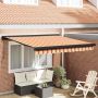 Ištraukiama markizė Geltona ir Oranžinė 350 x 250 cm