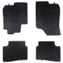 Automobilių kilimėlis 4 pcs Juodas Guma